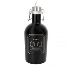 Cathys Concepts Personalized Stainless Steel Groomsman 64 Oz. Growler YCT3474